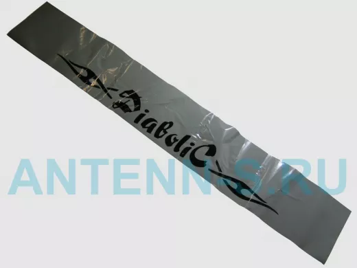 наклейка Светофильтр "Diabolic" наружная, (цвет черный), 20х130 см, серый фон