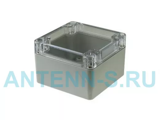 G256C (82х80х55мм) GAINTA корпус для РЭА пластиковый с прозрачной крышкой